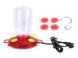Heated Hummingbird Feeder for Outdoor Hanging Hummingbird Feeder with Suction Cup for Window Garden V1294-YM0901-3111240312011