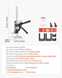 VEVOR Labor Saving Arm Jack 2 PCS 150kg Bearing Capacity Lifting to 180mm Black V952-TGQ170MM1DHS3ORWHV0