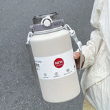 Giant 67.63oz Vacuum Flask, 316 Inner & 304 Outer Stainless Steel, 12-24H Long-Lasting Heat & Cold V1232-BXGZKB-2L-001