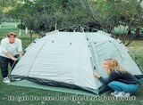 Waterproof camping tarp 2x1.5m - With rings - Heavy-duty groundsheet for tents, outdoor blankets and V1188-MS-313-0606