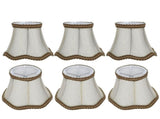 6Pcs Desktop Table Lamp Cover Fabric Lampshade Accessory for E14 Chandelier Light Bulb V1294-YM0901-3119200094011