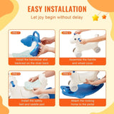 4 in 1 Rocking Horse for Toddlers 1-3 Years, Baby Rocking Horse with Detachable Balance Board, Push V952-ETYBMSLDGNKTHCEGGV9