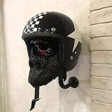 Motorcycle Skull Helmet Holder, Skull Helmet Stand, Motorcycle Helmet Hook, Skull Helmet Center for V1237-ZY-715-280