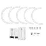 5 Pcs Pool Cover Holder 43cm U Shaped Tube Solar Blanket Storage Hook for Above Ground Swimming Pool V1294-YM0901-3111240105511
