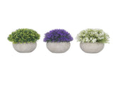3PCS Artificial Potted Plant Fake Plants Realistic Round Base Long Lasting Easy Maintenance V1294-YM0710-3111230252811