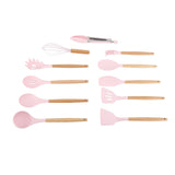 11Pcs Kitchen Set Heat Resistant Seamless Design Non Stick Comfortable Touch Cooking V1294-YM0901-3118230133112