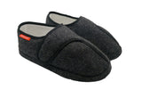 ARCHLINE Orthotic Plus Slippers Closed Scuffs Pain Relief Moccasins - EUR 45 V563-AS801-CHARCOAL-45