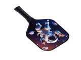 Fiberglass Pickleball Paddle Set of 2 with 4 Balls and Carry Bag - 185g Single Paddle V888-ELOSUNG18529