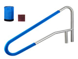 Pool Rail, 137.1 x 81.3 cm Pool Handrail, 100kg Load Capacity Heavy Duty 304 Stainless Steel V952-BXGYCFSYM543YO17Y001V0