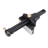 Woodworking Scriber Aluminium Alloy Multifunctional Marking Ruler T Type Positioning Scribing V1294-YM0901-3114240054011