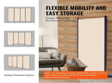 Room Divider, 4 Panels Room Divider, Folding Privacy Screen and Portable Partition Divider for Room V952-BLFWFGQ4MB348QKQ9V0