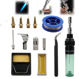 4 in 1 Portable Iron Kit, Portable Gas Iron Pen, Cordless Butane V1366-AZ2-W-11390