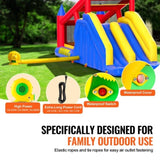 Inflatable Bounce House, Outdoor High Quality Playhouse Trampoline, Jumping Bouncer with Blower, V952-CQCBBHYC10118FQ7MV3