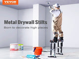 Drywall Stilts, 61-101.6 cm Adjustable Aluminum Tool Stilts with Protective Knee Pads, Durable and V952-SGBGQYCHS2440P55RV0