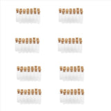 160Pcs 11X32mm Tiny Mini Empty Clear Cork Glass Bottles Vials 2Ml V1366-AZ2-W-15871