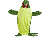 Animal Onesie Costume Soft Flannel Adult One Piece Animal Pajama for Women and Men Green XL V1294-YM0901-240815FB03-4