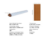 Boat Flooring, EVA Foam Boat Decking 94.5" x 46", Non-Slip Self-Adhesive Flooring, 29.9 sq.ft Marine V952-CBZZFHPMDDZSP166PV0