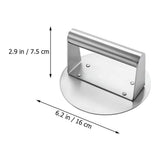 Stainless Steel Burger Press Tool for Perfectly Shaping Patties and Stuffed Burgers in Your Kitchen V1192-AZ-W-30686