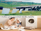 100 Stainless Steel Clothes Pegs, 60mm, Unbreakable Clips, Portable, Rustproof, 6cm Clips V1188-MS-313-1086
