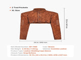 Leather Welding Cape Sleeve, Heavy Duty Flame Resistant Cowhide Safety Cape Sleeves for Men Women, V952-DPKDPKNPXLM0BW738001V0