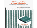 Bottom Locking Privacy Slats, Double-Wall Vertical Bottom-Locking Slats for Chain-Link Fence, V952-SBYSBTSBPE4F2D64PV0