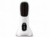 White 4D Straight Hair Comb and Negative Ionic Styler with Dual MCH Ceramic Fast Heating, Anti-Scald V888-ELOSUNG55162-2