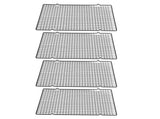 4PCS Barbecue Cooling Rack Stainless Steel Cooling Grid Tray Cake Cookies Baking Rack for Kitchen V1294-YM0718-3113210312511