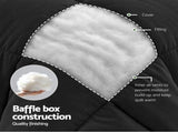 Giselle 200GSM Bamboo Microfibre King Quilt Lightweight All Season Doona Duvet QUILT-BAM-200-K-BK