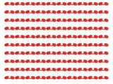 1000Set 6cm Chicken Blinders with Holes Plastic Anti Pecking Chicken Eye Glasses Goggles Accessory V1294-YM0714-3111210362111