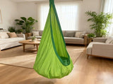 hanging hammock chair, indoor hammock chair, outdoor hammock chair, inflatable pillow, pocket, V1102-103-43376-BLU-160-70CM