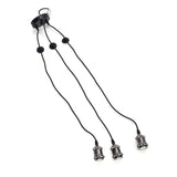 3 Arms Chandelier Lamp Holder Metal Retro Decoration Ceiling Light Socket for Home Dining Hall Bars V1294-YM0714-3119210197111