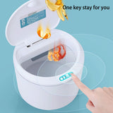 Desktop Sensor Trash Can Battery Operated Automatic Mini Waste Basket with Lid for Desk and Vehicle V1294-YM0717-10095276