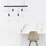Bikkel 4 Lights Pendant Light - Black V558-LL002PL071B