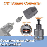 1/2' Drill Chuck Converter- for Impact Wrench / Driver / Rotary Hammer to Normal Drill 1/2-20UNF All V1369-AZ3-W-14085