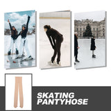 Warming Outdoor Skating Tights in Khaki with Buckle and Elastic Comfort Belt V1192-AZ-W-23920