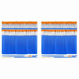 480Pcs Small Paint Brush,Flat Fine Tip Artist Paint Brushes,Craft Paint Brushes for Kids Oil V1366-AZ2-W-15674