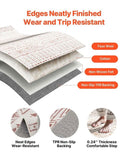 Area Rug, 1524x2133.6mm Large Washable Rug, Non-Slip Tear-Resistant Soft Carpet, Pet & Child V952-JXZXDT5X7FTXC1AZU001V0