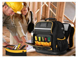 Heavy Duty Professional Tool Backpack - 18 Inch Large Capacity - Waterproof Solid Rubber Base, V888-ELOSUNG18539