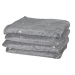 DreamZ 3x3M Large Oversized Blanket Grey Star BK1022-GLGY