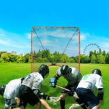 Lacrosse Goal, 1.8mx1.8m Lacrosse Net, Folding Portable Backyard Lacrosse Training Equipment, Steel V952-ZQGQQMTJK66YHI8WOV0