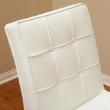 Pandora Modern Bonded Leather Dining Chair in White V1041-JMC-1082WHITE