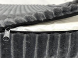 Pawz XL Size Orthopedic Dog Bed with Corduroy Removable Cover Waterproof Washable Grey PT1276-XL-GY