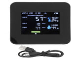 CO2 Meter 9 in 1 USB Rechargeable Portable Real Time Monitoring 5V 1A Pm2.5 Detector for Pm1.0 V1294-YM0626-3113220306311