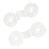 100pcs Shade Cloth Plastic Clips Round Fixing Clips for Greenhouse Outdoor Garden Anti Bird Netting V1294-YM0703-3111230103612