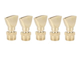 5Pcs Brass Fountain Nozzles Fan Shaped Water Fountain Nozzle Exquisite Fountain Head Sprinkler for V1294-YM0703-3111230069511
