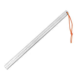 50cm Straight Ruler Car Mount Defense Ruler Stainless Steel Thickened Measurement Tool Straight V1192-AZ-W-23337