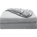 2-Pack Pure Cotton Fitted Twin Size, 600 Thread Count 16" Deep Pocket Egyptian Cotton Fitted V1192-AZ-W-24954
