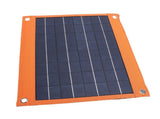 Solar Panel USB A USB C Outputs 20W Solar Charging Panel with Kickstand Cigar Lighter Battery Clip V1294-YM0901-3111250057511