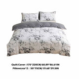 Bedding S 3 Piece Comforter S Home Textile Soft Polyester Bed S Machine Washable Reversible Blank V1370-AZ4-09130