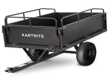 Kartrite 430kg Heavy-Duty Steel Dump Cart with Foot Pedal Dumping System TLY-SPR-39E-BK